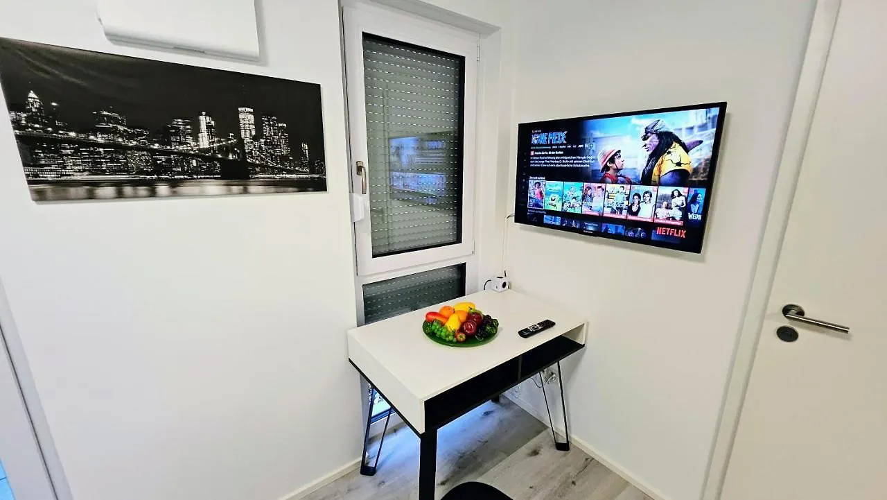 Apartment Kueche Arbeitsplatz Netflix Wlan Barrierefrei Augsburg